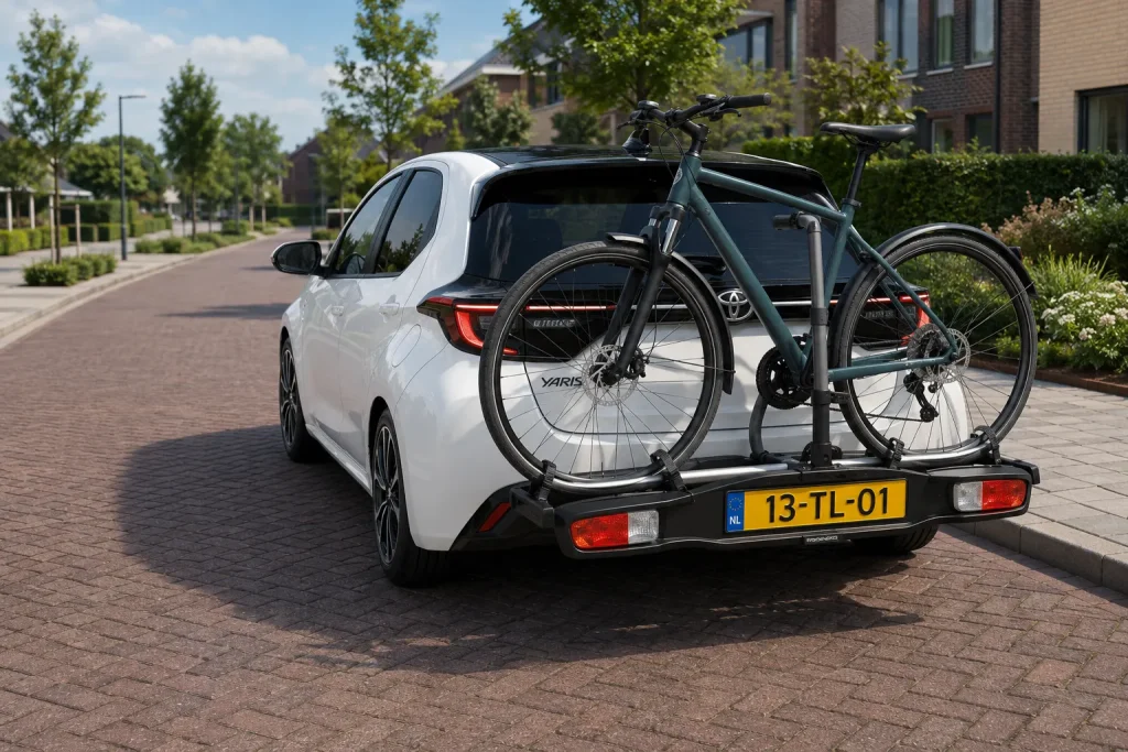 Lading van de auto